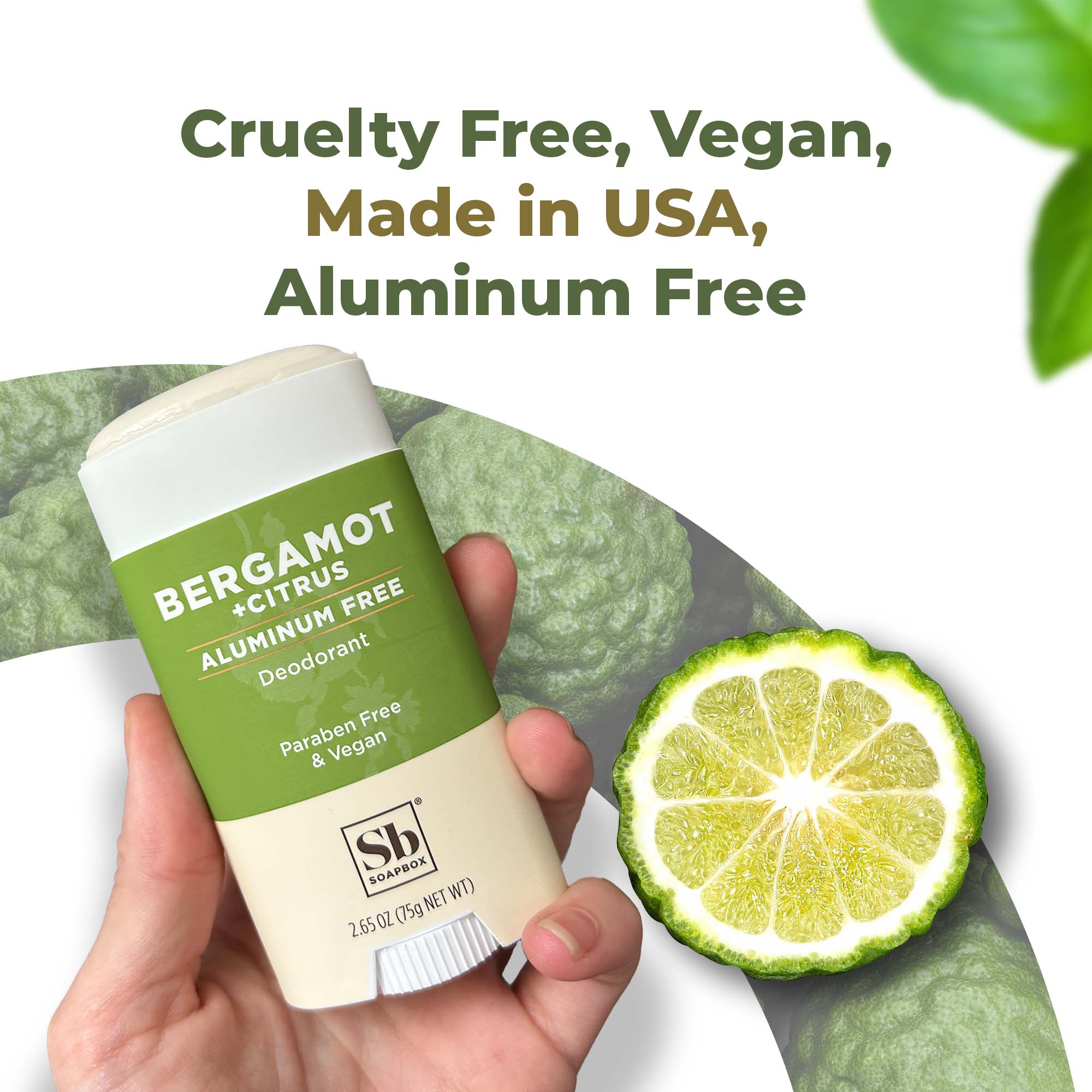 Bergamot + Citrus Aluminum Free Deodorant