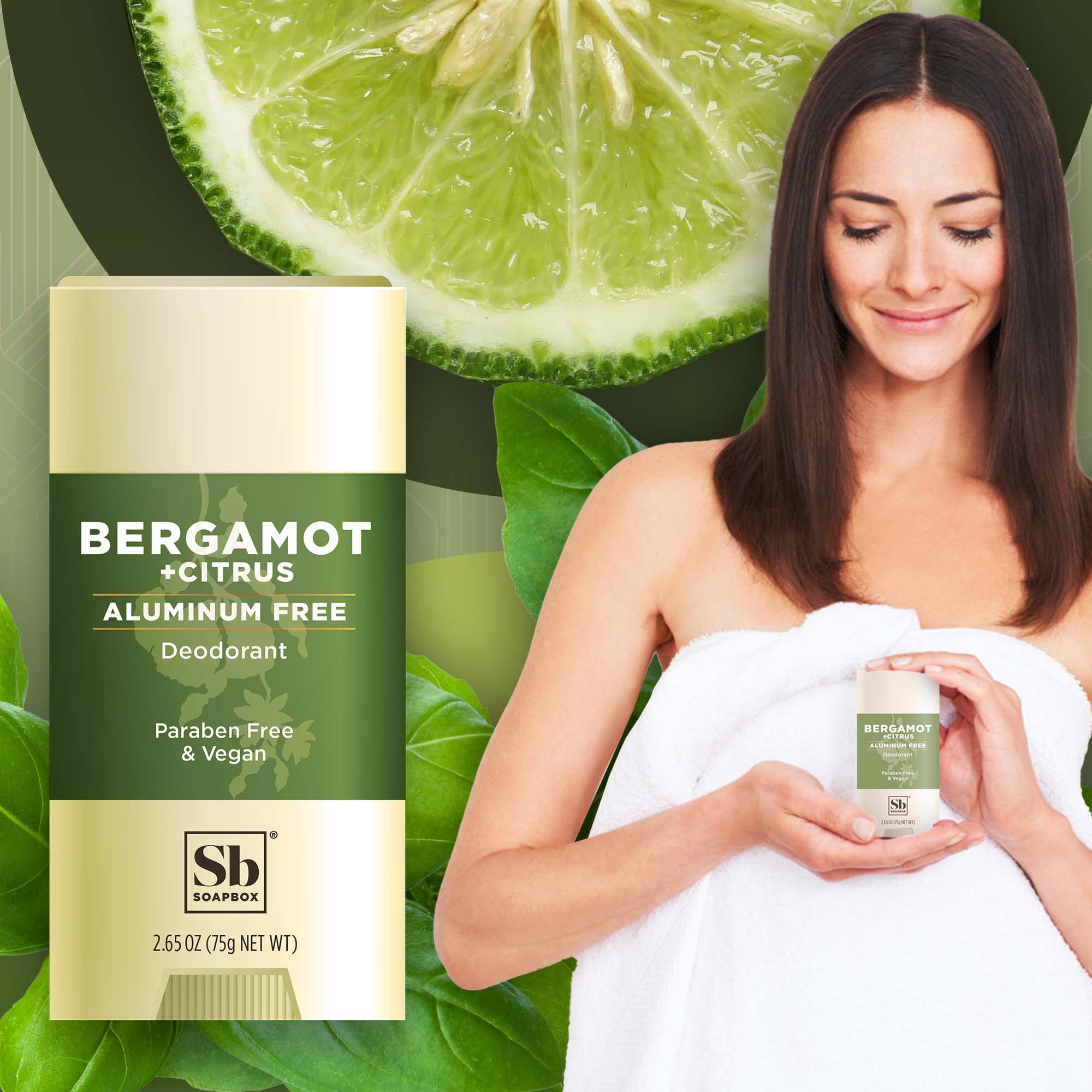 Bergamot + Citrus Aluminum Free Deodorant