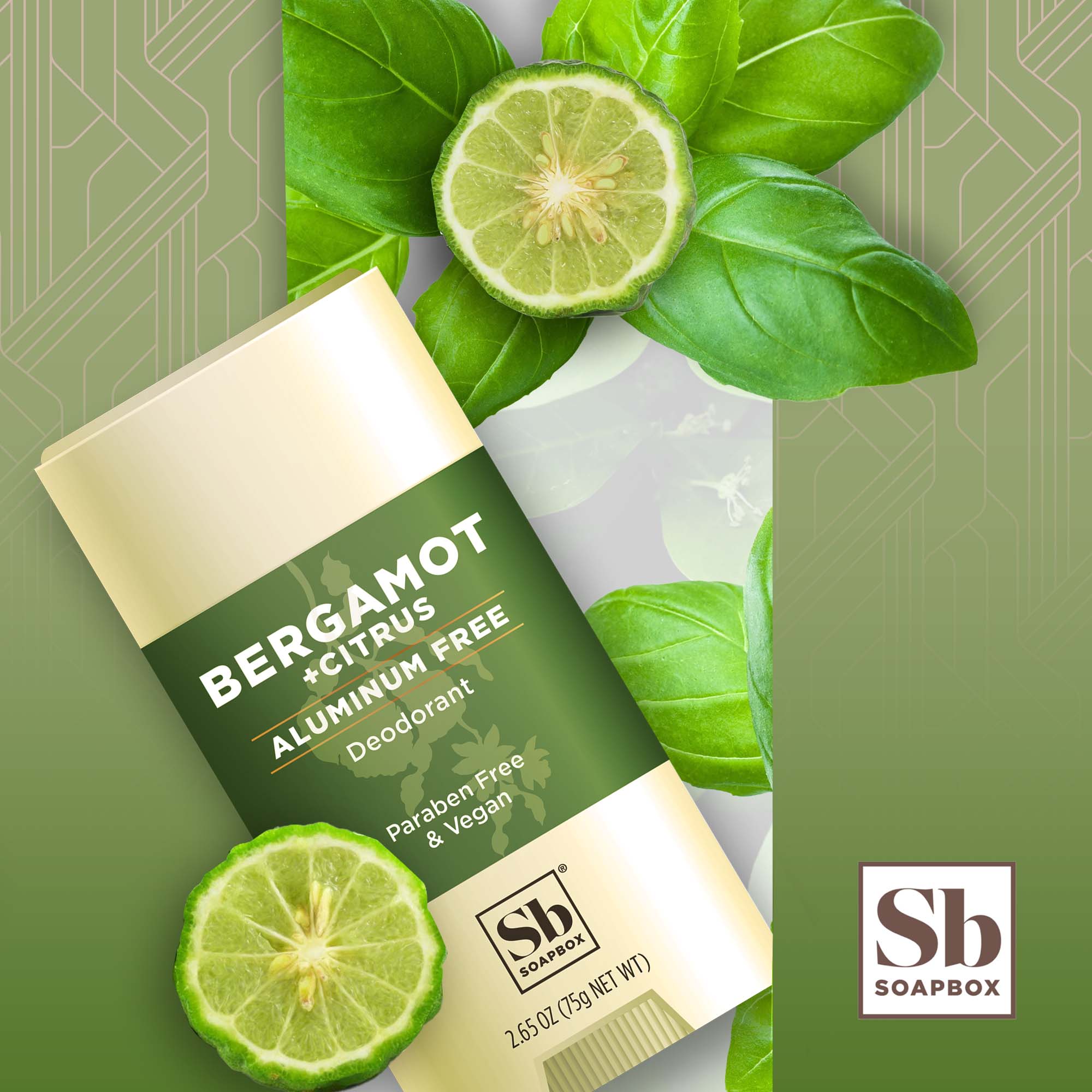 Bergamot + Citrus Aluminum Free Deodorant