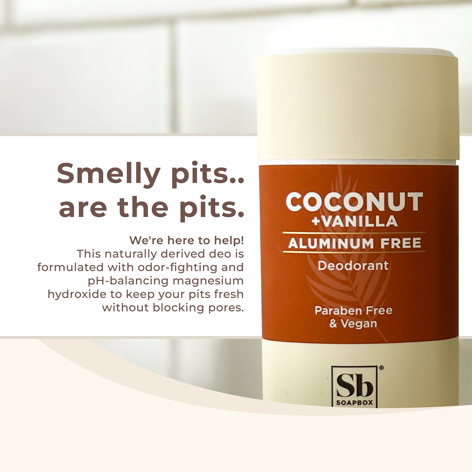 Coconut + Vanilla Aluminum Free Deodorant