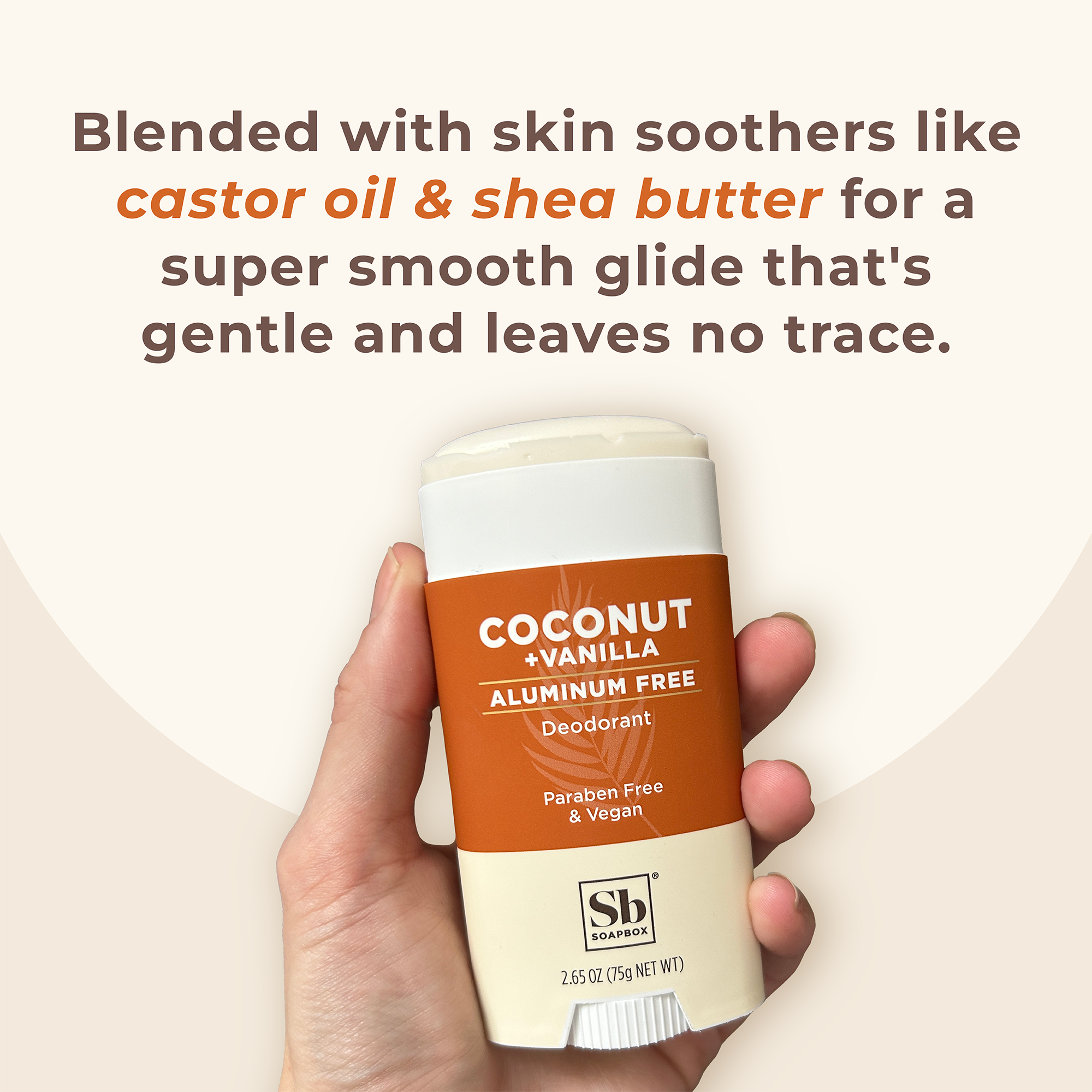 Coconut + Vanilla Aluminum Free Deodorant