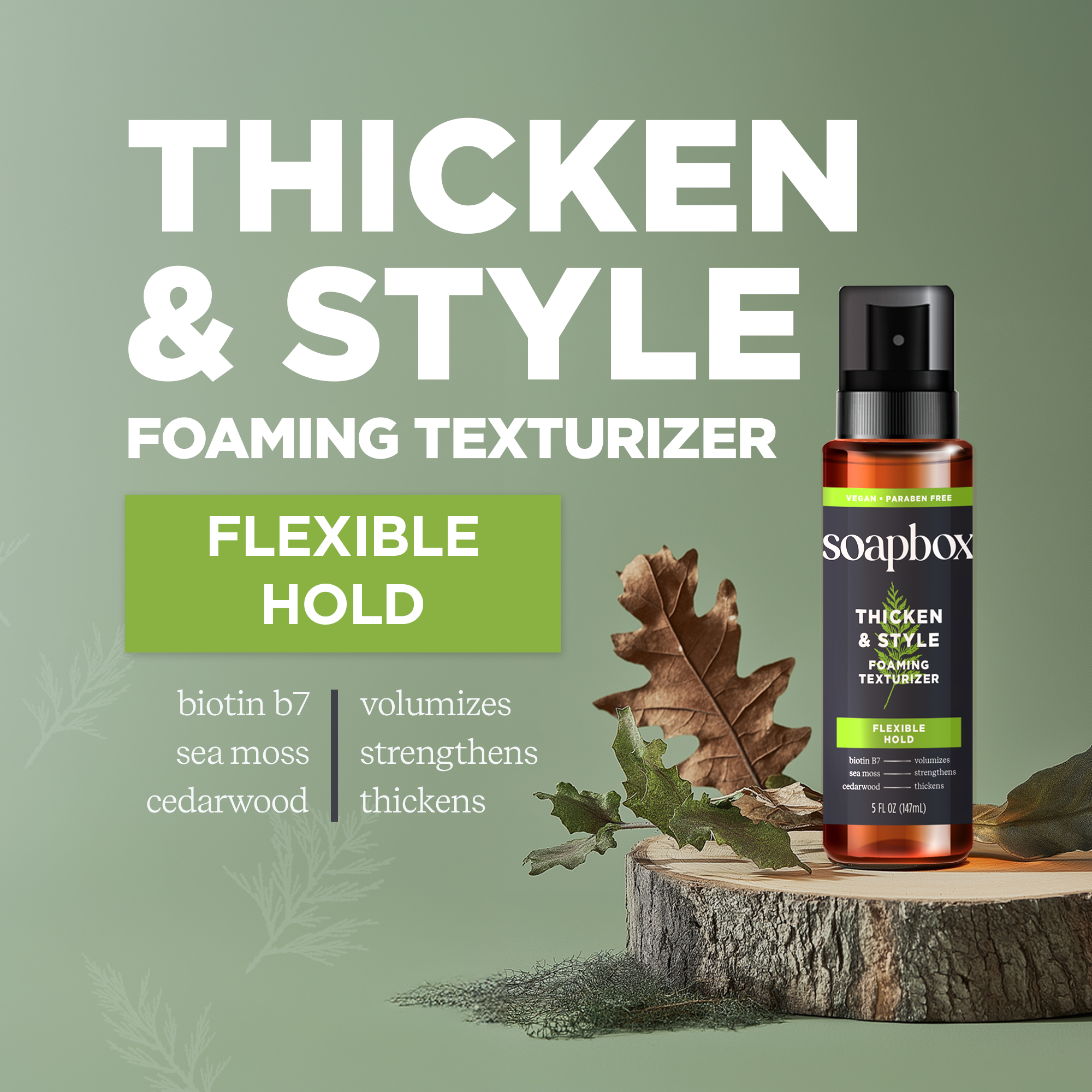 Men's Thicken & Style Foaming Texturizer