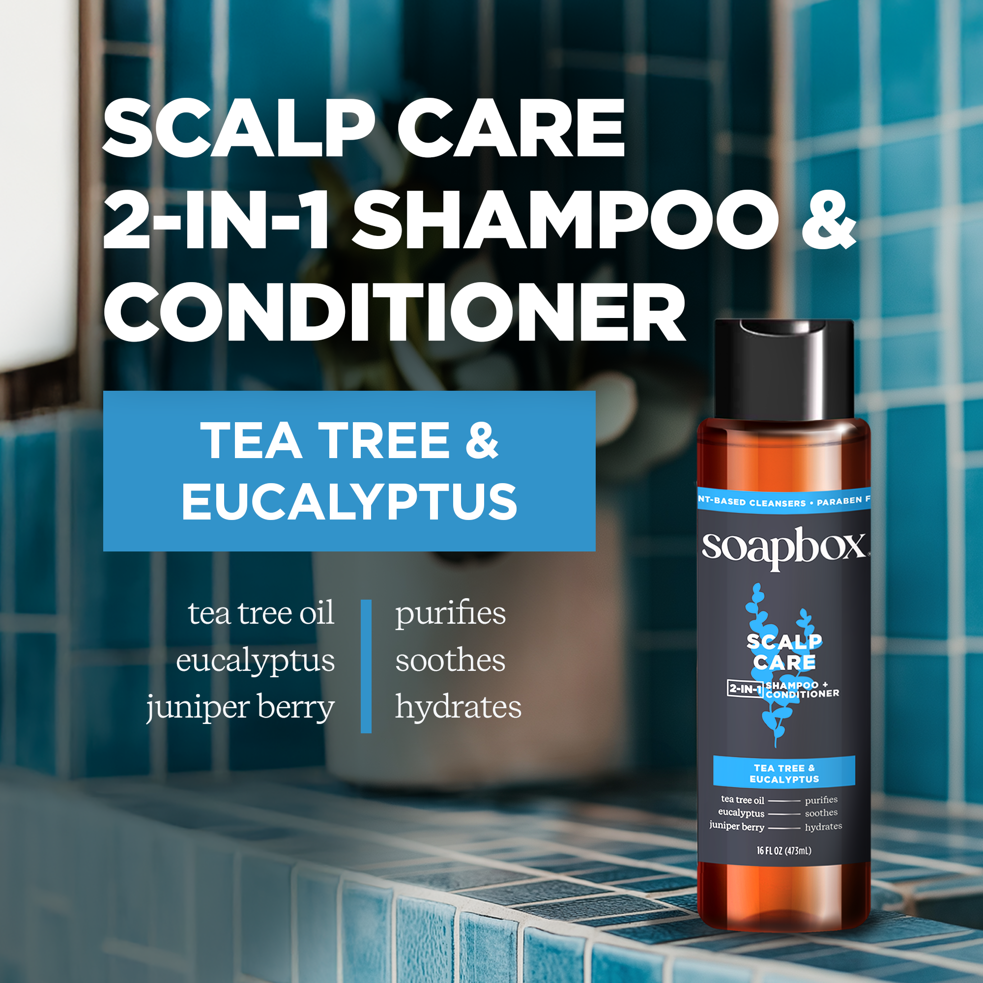 Men's Scalp Care 2-in-1 Shampoo and Conditioner