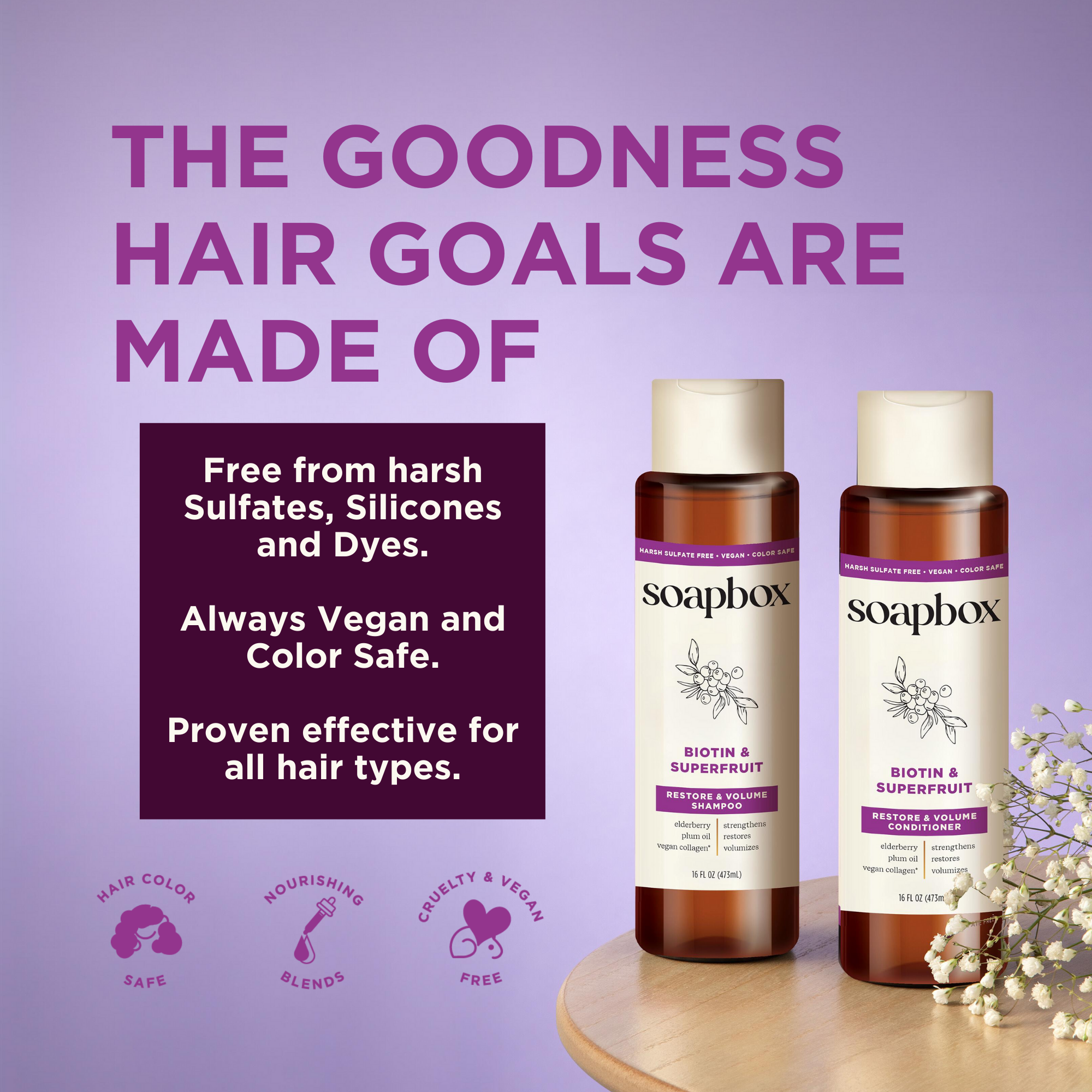 Biotin and Superfruit Restore & Volumize Conditioner