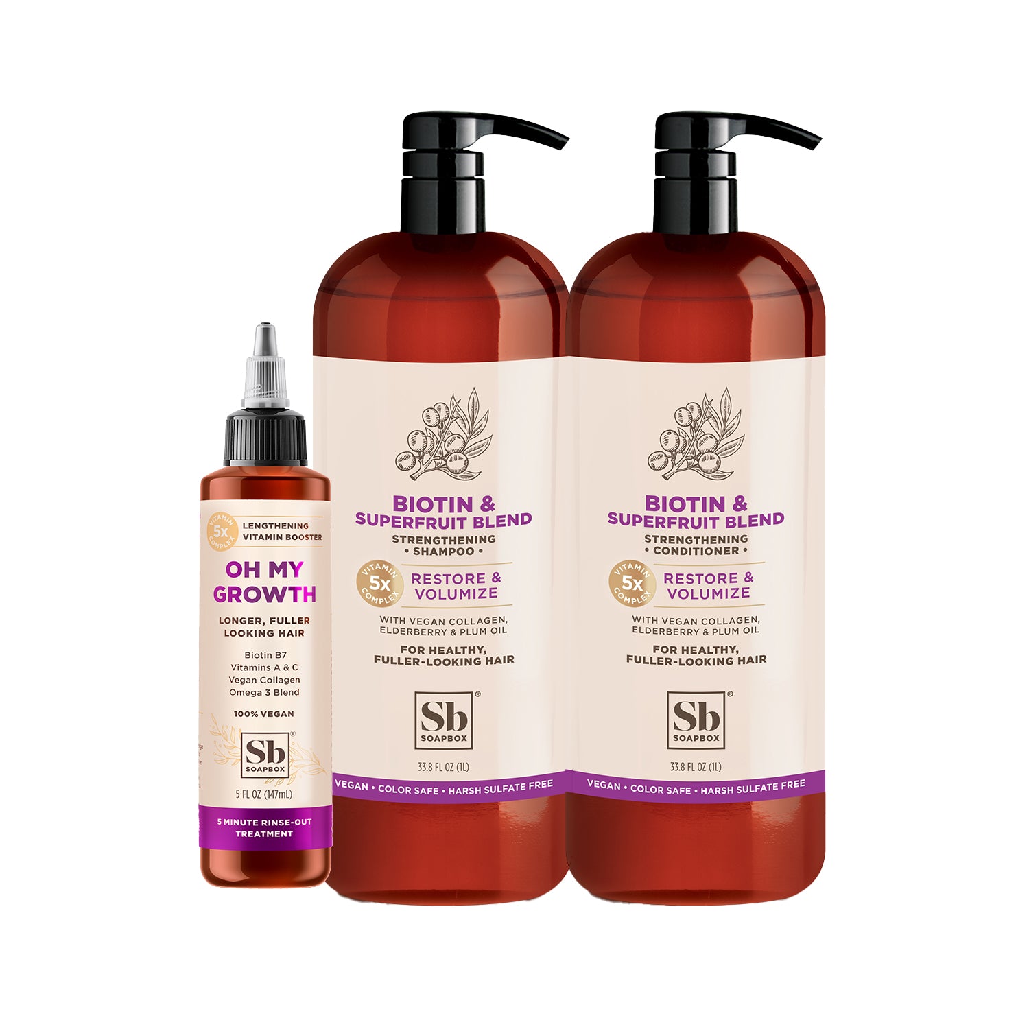 Biotin & Superfruit Volumizing Haircare Essentials