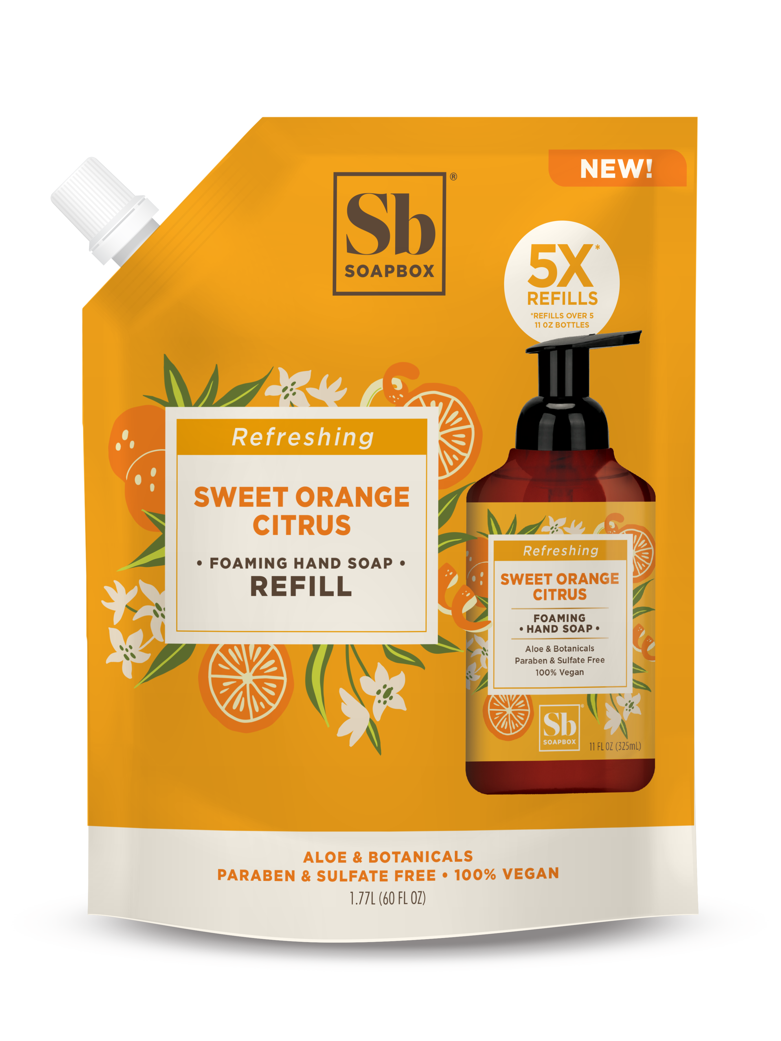 Sweet Orange Citrus Foaming Hand Soap Refill