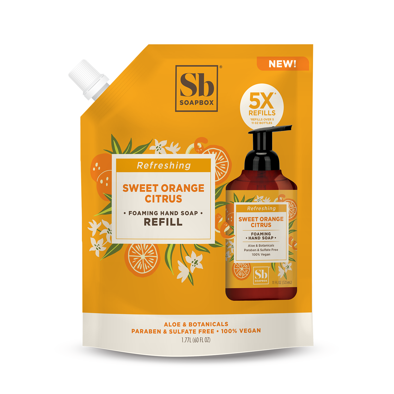 Sweet Orange Citrus Foaming Hand Soap Refill