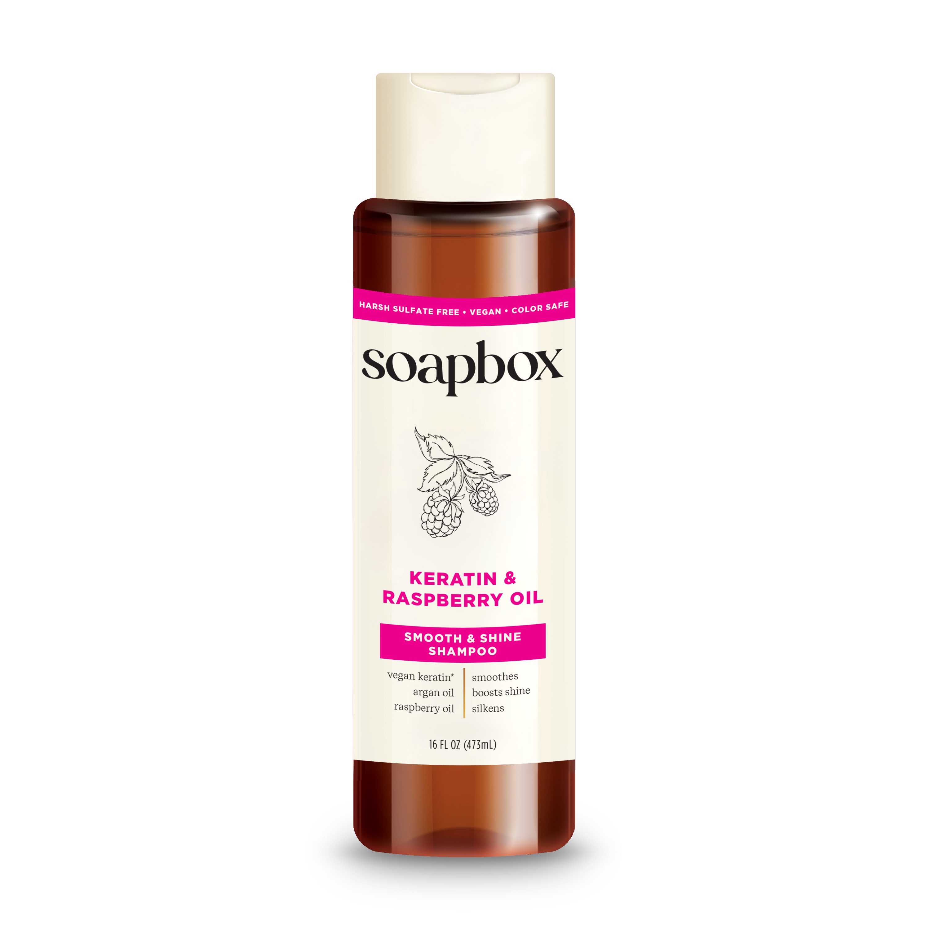 Keratin & Raspberry Seed Oil Smoothing Shampoo