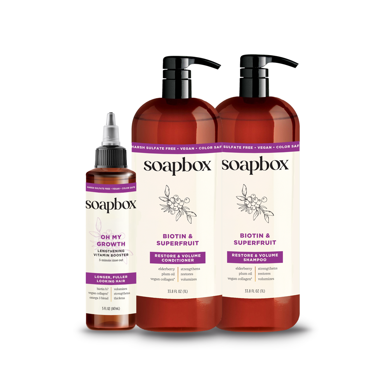 Biotin & Superfruit Volumizing Haircare Essentials