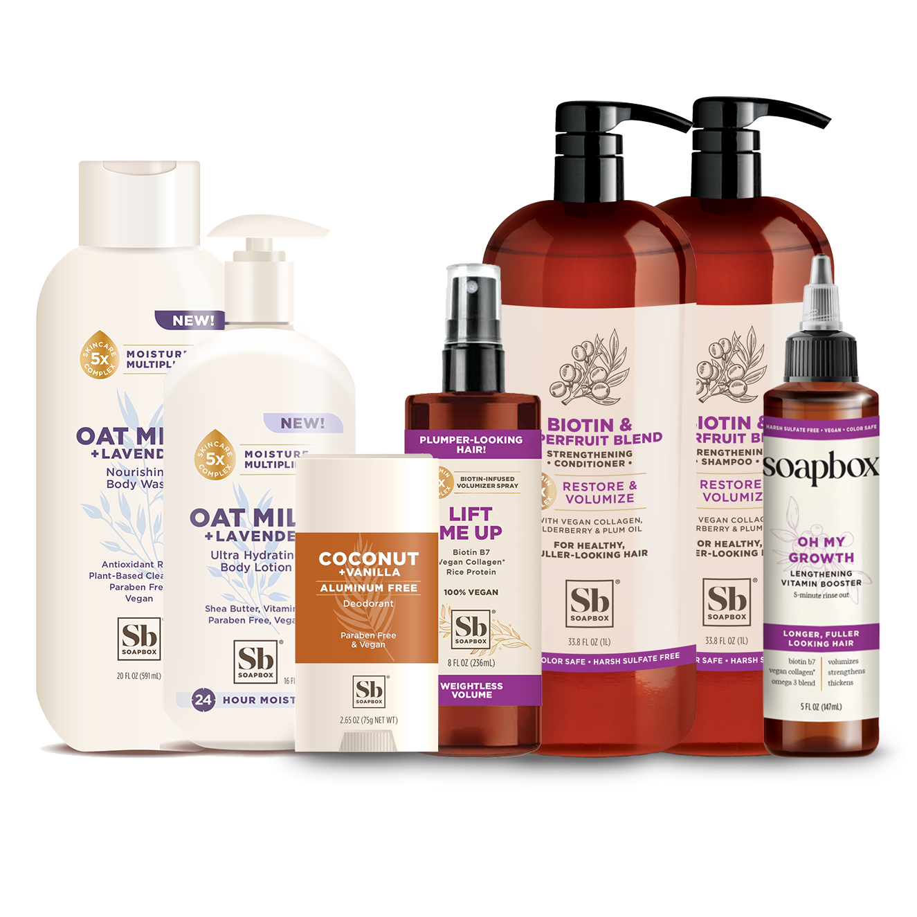 Biotin Hair & Body Care Bundle - Large