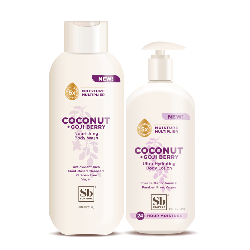 Coconut + Goji Berry Body Wash & Lotion Duo