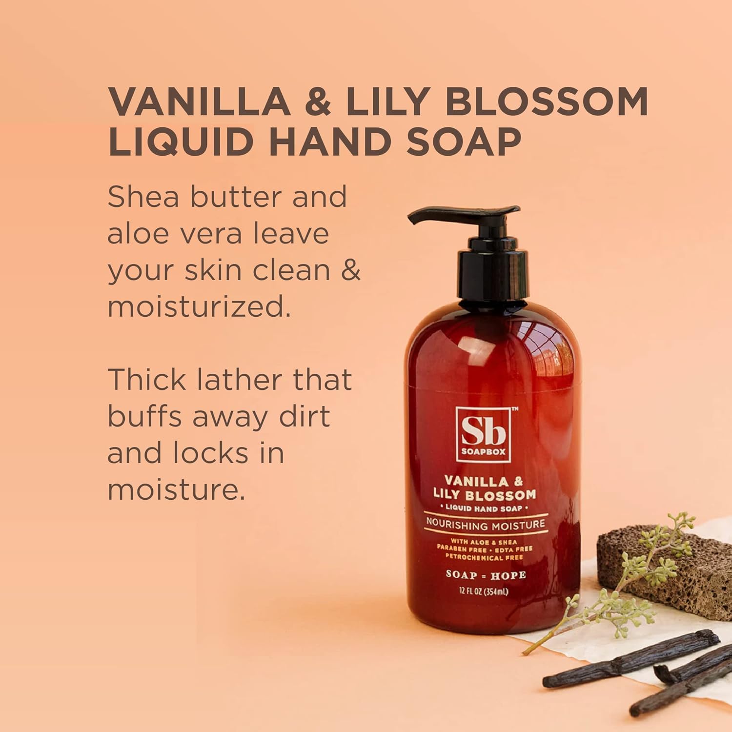 Vanilla & Lily Blossom Nourishing Moisture Liquid Hand Soap 3-Pack