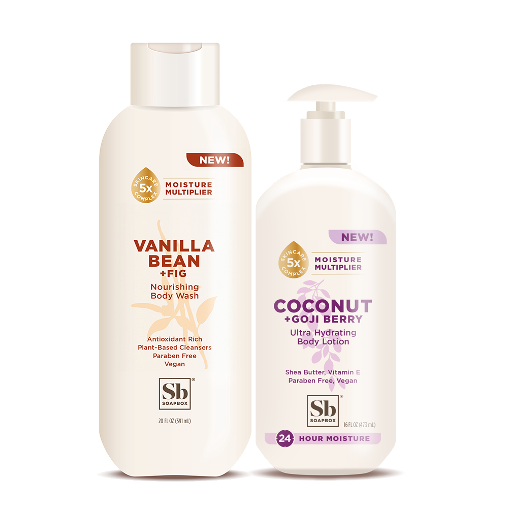 Vanilla Body Wash & Coconut Lotion Duo